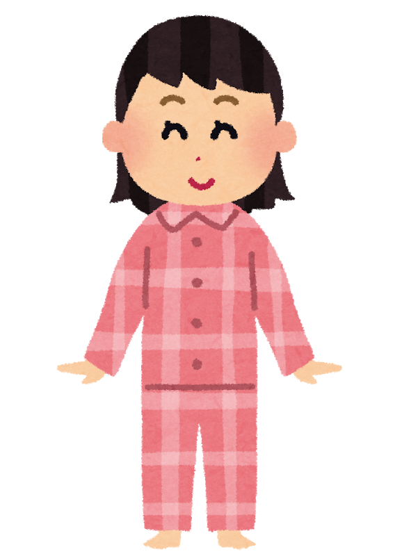 天然素材でゆったりとしたパジャマ